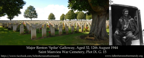 In Memoriam... Major Renton 'Spike' Galloway...